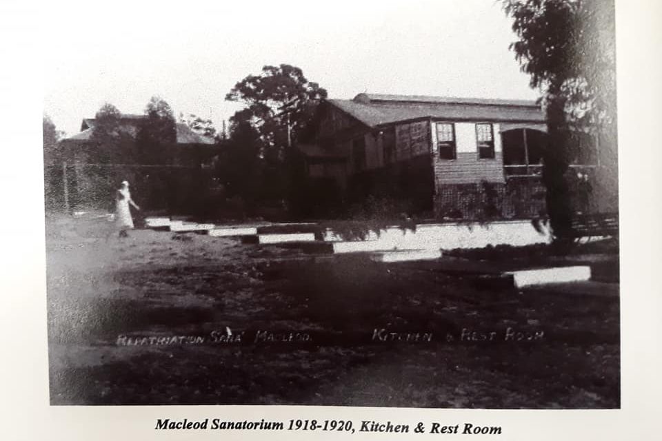 Macleod Repatriation Sanatorium for returned WW1 soldiers